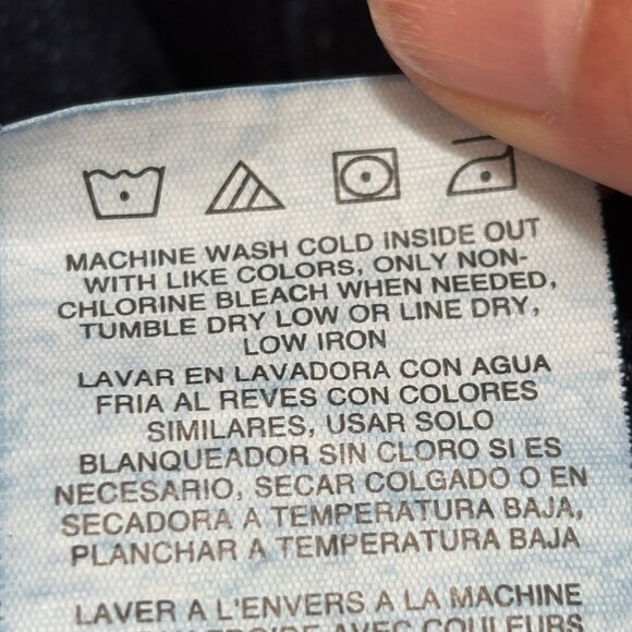 Lee Slim Fit Sculpting Pull-On Bermuda Jean Shorts in Dark Blue Wash - Picture 9 of 9